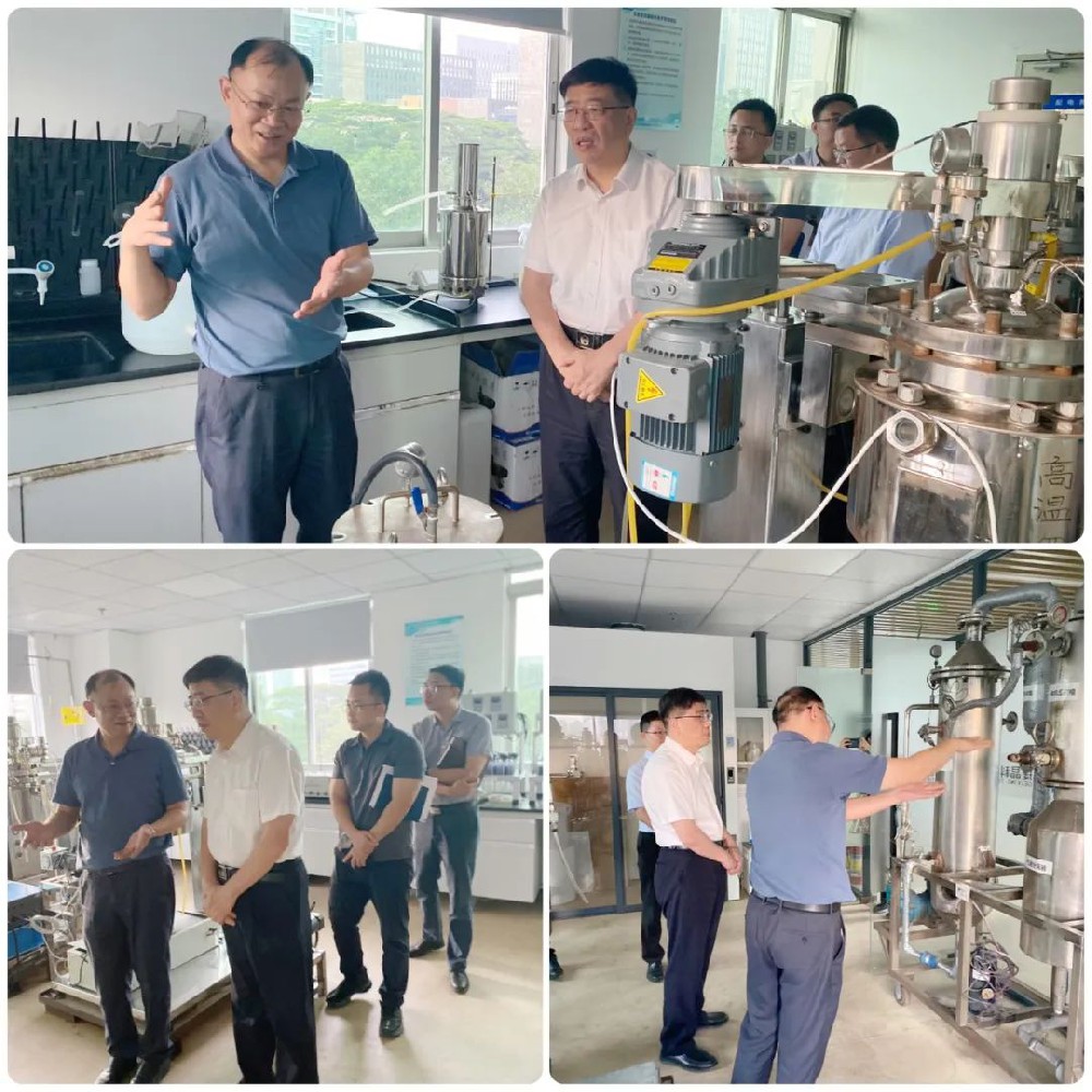 深圳市生態(tài)環(huán)境局領導帶隊蒞臨捷晶科技交流指導